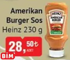HEİNZ AMERİKAN BURGER SOS